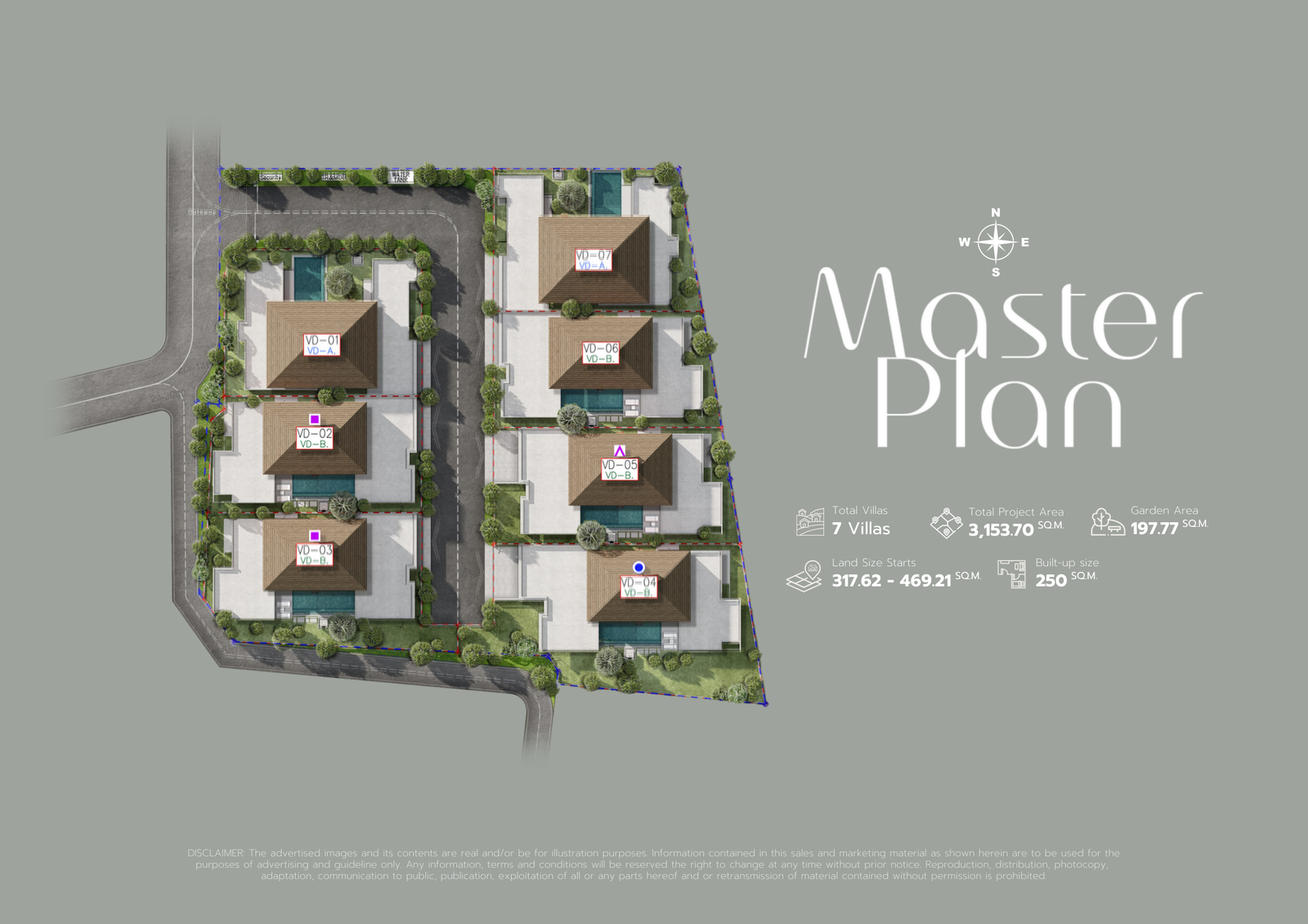 The Verdant by Botanica master plan